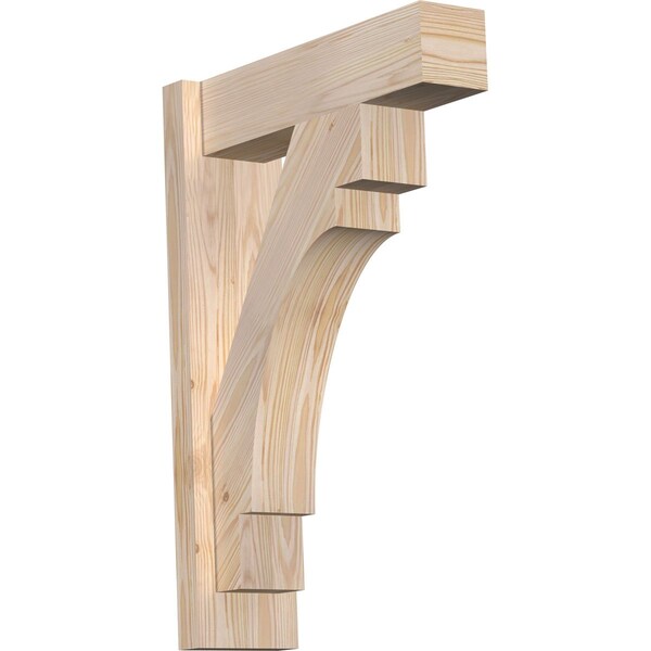 Ekena Millwork Merced Block Smooth Outlooker, Douglas Fir, 5 1/2"W x 18"D x 26"H OUT06X18X26MRC05SDF - main